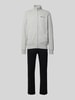 CHAMPION Sweatanzug mit Label-Print Hellgrau Melange