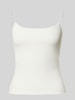 Vero Moda Top met spaghettibandjes, model 'CAM SHORT SINGLET' Wit