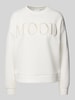 Vila Sweatshirt met ribboorden, model 'REFLECT' Offwhite