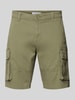 Only & Sons Bermuda met cargozakken, model 'CAM STAGE' Olijfgroen
