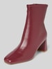 Steve Madden Laarsjes met ritssluiting, model 'Hurst' Bordeaux