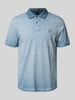 Lerros Regular Fit Poloshirt mit Label-Detail Modell 'SLUB' Rauchblau