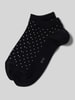 Esprit Sneakersokken met motiefprint in een set van 2 paar, model 'Fine Dot' Zwart
