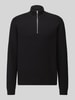 ONLY & SONS Troyer mit halblangem Reißverschluss Black