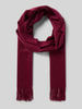 SALMONE Sjaal van puur kasjmier Bordeaux