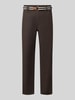 Scotch & Soda Hose mit Gürtel Modell 'WARREN' Taupe