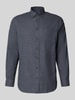 Christian Berg Men Regular Fit Freizeithemd mit Button-Down-Kragen Graphit