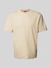 HUGO T-Shirt mit Label-Print Modell 'Dapolino' Beige