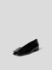 Sergio Rossi Slipper mit Label-Prägung Schwarz
