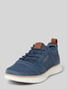 bugatti Sneaker mit Label-Stitching Modell 'Pasadena' Blau