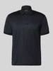 Emporio Armani Slim Fit Poloshirt mit Logo-Stitching Marine