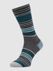 Burlington Socken mit Label-Detail Petrol