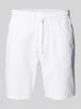 Only & Sons Shorts aus Baumwoll-Leinen-Mix Modell 'LINUS' Weiss