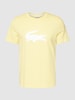 Lacoste T-shirt met ronde hals Geel