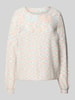 Christian Berg Woman Gebreide pullover met ronde hals Offwhite