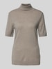 (The Mercer) N.Y. Kaschmirshirt mit Rollkragen Taupe