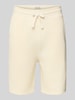 Casual Friday Shorts mit Strukturmuster Modell 'ULFO' Offwhite