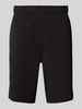 CK Calvin Klein Comfort Fit Sweatshorts mit angedeutetem Eingriff Black