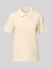 Marc O'Polo Regular Fit Poloshirt aus Light Piqué-Jersey Ecru