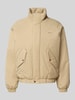 Lacoste Regular Fit Bomberjacke mit Stehkragen Beige