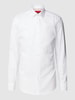 HUGO Koszula biznesowa o kroju slim fit z kołnierzykiem typu kent model ‘Kenno’ Biały