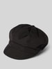 Loevenich Muts met labeldetail, model 'Bakerboy' Zwart