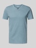 Jack & Jones T-Shirt mit V-Ausschnitt Ocean