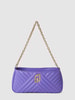 Liu Jo White Handtasche in Leder- und Stepp-Optik Lila