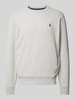 Polo Ralph Lauren Sweatshirt mit Label-Stitching Hellgrau