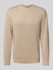 SELECTED HOMME Regular Fit Langarmshirt aus Viskose-Mix Modell 'EMANUEL' Beige