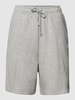 Nike Sweatshorts met labelstitching Donkergrijs gemêleerd