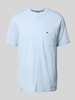Tommy Hilfiger Regular fit T-shirt van puur katoen Lichtblauw