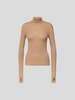 Lala Berlin Longsleeve aus reiner Baumwolle Beige