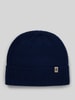 Roeckl Beanie mit Label-Detail Modell 'Pure Merino' Marine