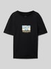 Jack & Jones T-Shirt mit Label-Print Modell 'TAVIRA' Black