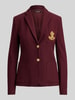 Lauren Ralph Lauren Kurzblazer mit Logo-Stickerei Bordeaux