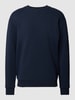 Jack & Jones Sweatshirt met ronde hals, model 'BRADLEY' Donkerblauw