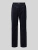 Casual Friday Corduroy broek met achterzakken, model 'MARC' Donkerblauw