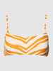 Becksöndergaard Bikini-Oberteil mit Spaghettiträgern Modell 'Zecora Ezra' Orange