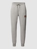 Polo Ralph Lauren Spodnie dresowe z detalem z logo Jasnoszary
