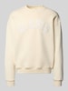 BLKVIS Sweatshirt met logo en ronde hals Offwhite
