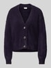 Kaffe Regular fit cardigan met wol, model 'vilma' Paars