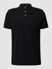 MCNEAL Poloshirt mit Brand-Stitching Schwarz
