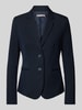 Christian Berg Woman Selection Blazer met paspelzakken Marineblauw