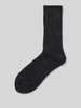 camano Socken mit geripptem Abschluss Black