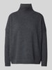 Weekend Max Mara Gebreide pullover met opstaande kraag, model 'BORGIA' Middengrijs