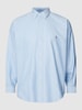 Polo Ralph Lauren Big & Tall PLUS SIZE Freizeithemd mit Button-Down-Kragen Hellblau