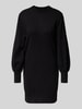 Only Figurumspielendes Strickkleid aus Viskose-Mix Modell 'LABELLE' Black