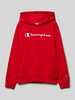 CHAMPION Hoodie mit Kapuze Rot