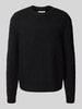 Jack & Jones Strickpullover mit Rundhalsausschnitt Modell 'CAMBRIDGE' Black